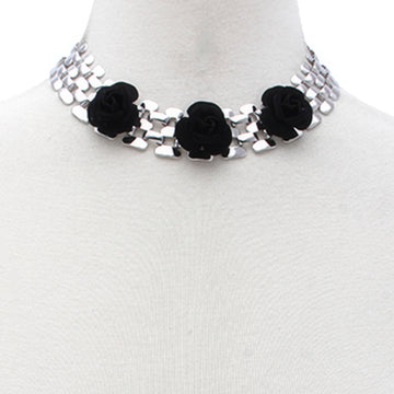 Flower Metal Necklace